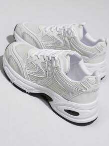 Sodalemon Novos Tênis Esportivos Casuais Femininos Estilo Preppy Tênis Chunky